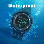 product_image_name-Fashion-Men's Watch LED Digtal Luminescent Neutral Sports Watch Function Light Alarm Clock-2