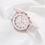 product_image_name-Fashion-Fashion Three Eyes Couple Watch + Love Bracelet - Black/White-2