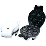 Generic Non-stick Cool Touch Body Doughnut Maker - White/Black