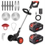 product_image_name-Generic-Multifunctional electric lawn mower + two batteries-1