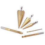 Generic 6-piece titanium alloy reamer/drill bit set, pagoda-shaped teeth - image 4