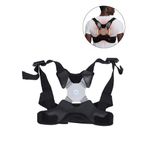 product_image_name-Generic-Adult Elastic Hunchback Body Posture Corrector Belt With Adjustable Back Brace - S/M-Black-1