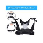 product_image_name-Generic-Adult Elastic Hunchback Body Posture Corrector Belt With Adjustable Back Brace - S/M-Black-2