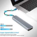 Generic  7-in-1 USB-C to HDTV (4K HDMI) + SD/TF + USB 3.0 + PD + USB-C Multiport Adapter Hub ( 5 PCS ) - image 5