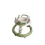 Multi-Functional Interactive Baby Walker & Activity Center with Musical Steering Wheel - Sage Green/White