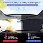 Generic Front Window Sunshade,Windshield Sunscreen,Retractable Car Curtain - image 8