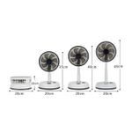 White Label USB Rechargeable Portable Fan - White - image 5