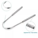 product_image_name-0+1-Tongue Scraper Set (3pcs) - Stainless Steel Tongue Cleaner for Fresh Breath & Oral Hygiene-2
