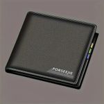 product_image_name-Fashion-1 Men's Wallet Black Leather Material Wrinkle-Free Large Capacity-4