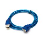 Generic USB 2.0 A Male to A Female Extension Cable - Blue