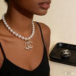 product_image_name-Fasgaio-Women's Double C Pearl Necklace-2