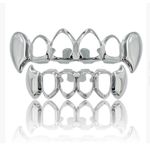 product_image_name-Generic-  Hip Hop Teeth Grill Top & Bottom Grill Hip Hop Bling Hollow Vampire Teeth for Halloween-5