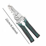 product_image_name-Generic-18-in-1 Foldable Multi-Function Wire Stripper,Wire Cutter Wire C-rimping Tool-5