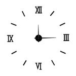 product_image_name-Kingnote-Modern 3D Acrylic Digital Wall Clock Roman Numerals Design Mirror Wall Clock Fashion Large Round Wall Clock DIY Self Adhesive Clocks-4