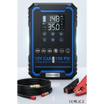 Generic 22200mWh Portable Jump Starter Power Bank with Tire Pump Multi-function Car Jump Starter with 150PSI Air Compressor.