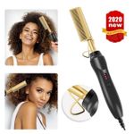AD 2 - in - 1 Electric Hot Comb - black