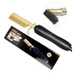 AD 2 - in - 1 Electric Hot Comb - black - image 2