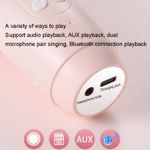 Generic Children Wireless Bluetooth Phone Singing Microphone - Yellow - image 6
