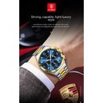 product_image_name-Fashion-POEDAGAR984Men's Wristwatch Business Gold Blue-3