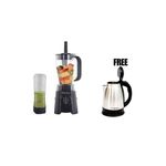 Binatone  Durable Electric Unbreakable Blender - 1.5L+ Smoothie Maker - 0.5L -  Black With Free Kettle - image 2