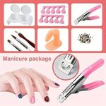 product_image_name-Generic-Professional Acrylic Manicure Kit - 12 Pieces Glitter for Beginners DIY Manicure-3