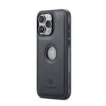 product_image_name-Generic-Iphone 12 Pro Max Quality leather Case, Magsafe Wireless charging support - Black -1