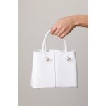 product_image_name-Generic-Classic White Bucket Handbag with Top Handle & Shoulder Strap - WHITE-6