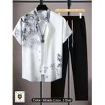 Do It Wiser Mens Sumer Top And Down-Black-White