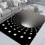 3D Geometric Stereo Trap Vision Living Room Bedroom Carpet, Size: 40x60cm