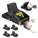 Universal Large Powerful Mouse Traps, High Sensitivity Plastic Rodent Catcher 6 Pack, Indoor Warehouse Rat Control Tool - image 2