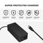 product_image_name-Lenovo-Replacement 65W USB Type C Adapter Fast Charger & Free AC Fused Power Cord, Color - Black-3