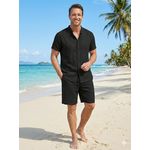 Fashion Men Cotton Shirt and Short - image 6