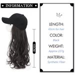 product_image_name-ARHANORY-Baseball Cap with Hair Extensions for Women Adjustable Long Straight Hairpiece Wigs in Hat for Girls-2
