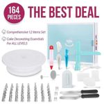 product_image_name-Generic-164 Pcs/set Cake Decorating Turntable Piping Tip Nozzle Pastry Bag Set Diy Kit-4