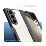 product_image_name-Samsung-Galaxy Z Fold 5 Shockproof Transparent Case With Built -in Screen Protector- Black (NON-RETURNABLE)-2