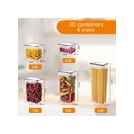 product_image_name-Generic-30-Pcs Plastic Lunch Box Set - Microwave & Freezer Safe Food Storage Containers-4