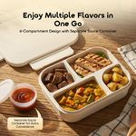 oraimo home FreshBento Bento Box 1.1L Capacity Lunch box Silver Ion Technology - image 4