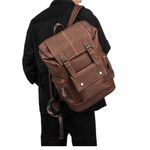 AD Classic Jackpro Pure Leather Rucksack  - Brown - image 2