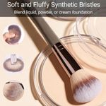 product_image_name-WEJESS-40Pcs Brown Makeup Brushes Set Professional Makeup Kit Multi-functional Makeup Tool Set with Facial Makeup Accessories, Foundation Makeup Brush Kit Eye and Face Make up Brushes & Tools-4