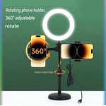 Jing Yi 6inch ring light dual phone holder - image 4