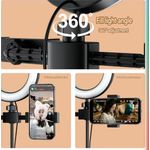 Jing Yi 6inch ring light dual phone holder - image 5