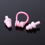 product_image_name-Generic-4pcs swimming earplugs + nose clip set, swimming equipment-8