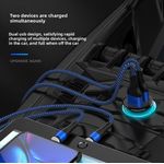 Generic Dual USB Car Charger 3.1A - Mini Size Fast Charging for Phones (Black) - image 2