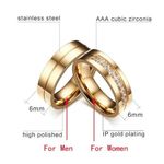 product_image_name-Cc-Top Quality Non-fade  Stainless Steel  Couple  Wedding Rings - Gold-2