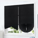 product_image_name-Generic-Simple No-Punch Sunshade Window Curtain Bedroom Home Privacy Blackout Curtain, Size: 60x180cm(Full Shade Black)-2