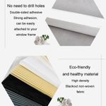 product_image_name-Generic-Simple No-Punch Sunshade Window Curtain Bedroom Home Privacy Blackout Curtain, Size: 60x180cm(Full Shade Black)-4