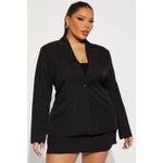 product_image_name-Generic-Women's Stylish Black Single Breasted Blazer -6