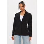 product_image_name-Generic-Women's Stylish Black Single Breasted Blazer -7
