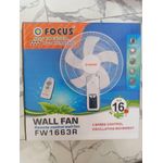 product_image_name-FOCUS-16" Wall Fan With Remote Control - White-2