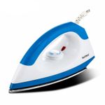 product_image_name-Generic-Electric Dry Travel Pressing Iron With Non-stick Base -  Blue/White - 1000W-1